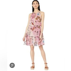 NWT Stella McCartney trippy floral dress/bathing suit coverup Size L